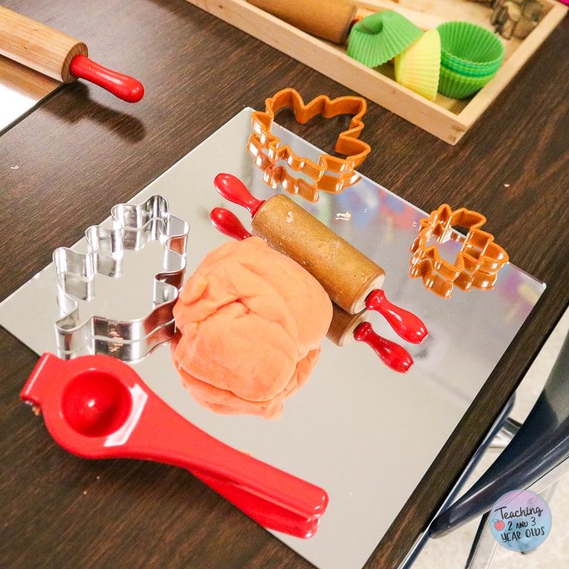 Fall Leaf Playdough Activity