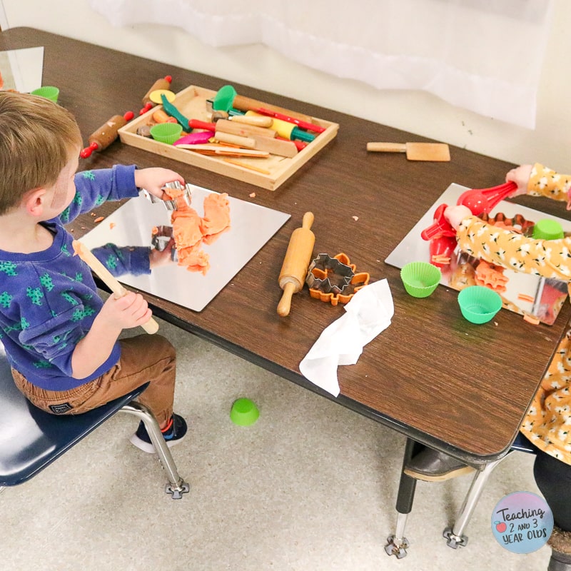 Fall Leaf Playdough Activity