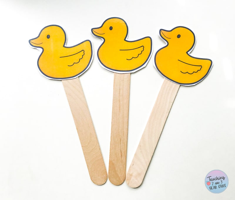 Five Little Ducks Circle Time Activity