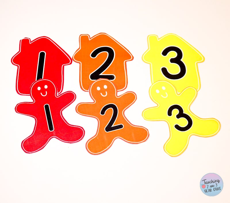 Gingerbread Man Matching Circle Time Activity