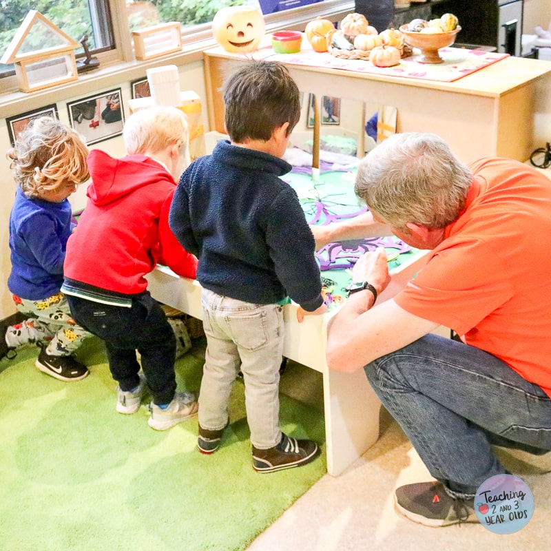 The Itsy Bitsy Spider Block Center Idea