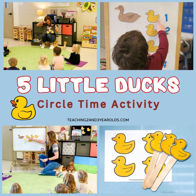 five little ducks circle time activity
