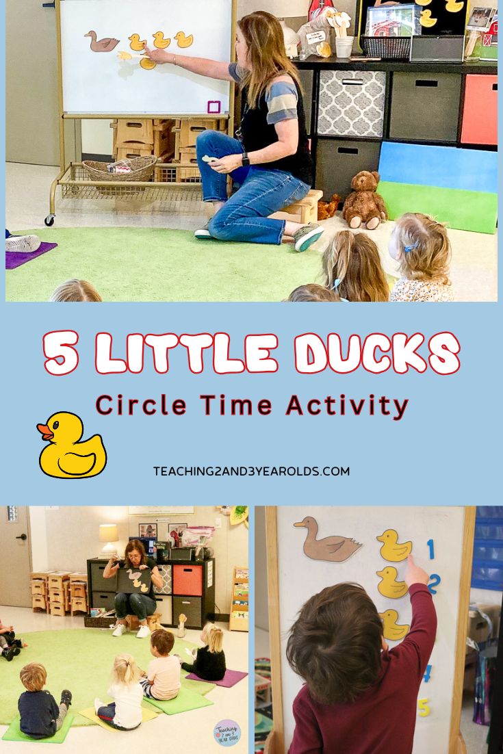 five little ducks circle time activity