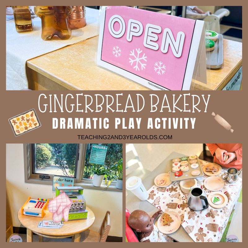 gingerbread bakery dramatic play activity