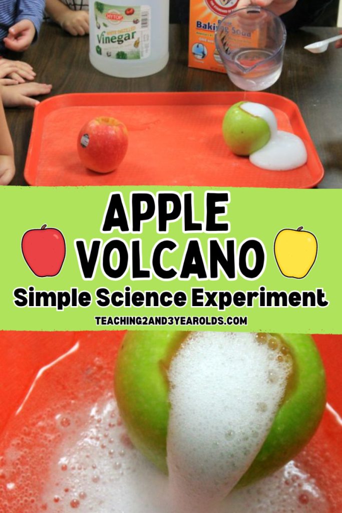 SIMPLE PRESCHOOL SCIENCE ACTIVITY THAT MAKES A VOLCANO