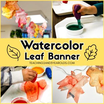 watercolor leaves
