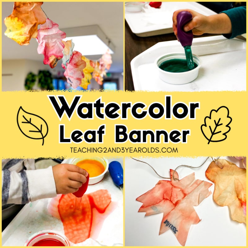 watercolor leaves