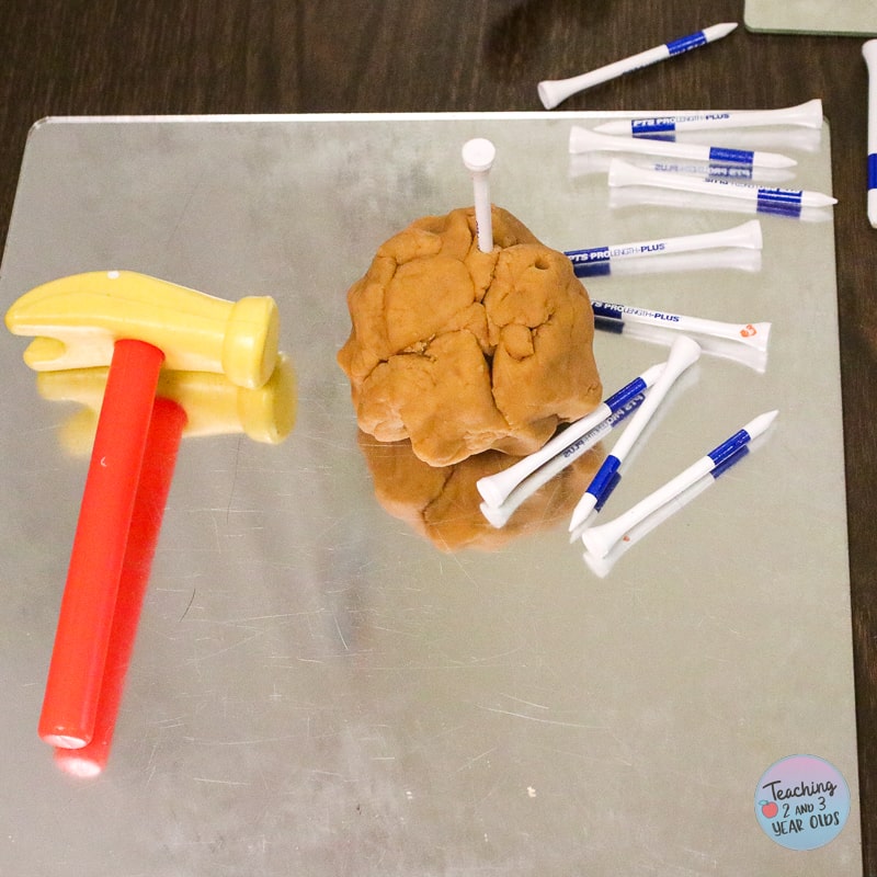 fine motor playdough