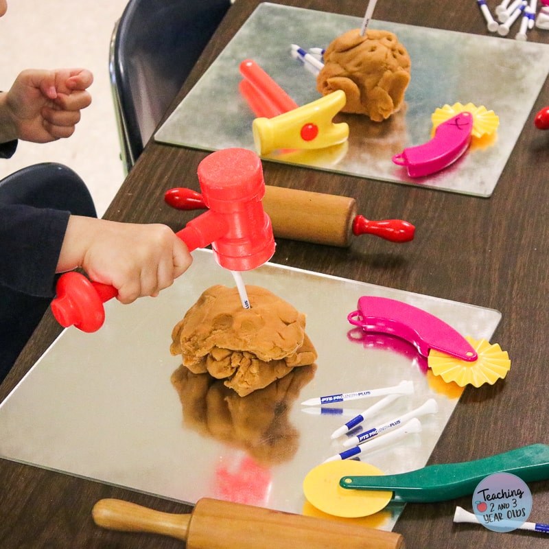 fine motor playdough