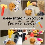 fine motor playdough activity