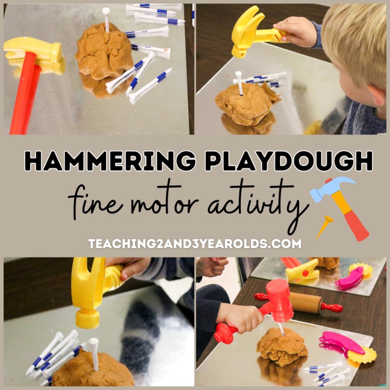 fine motor playdough activity