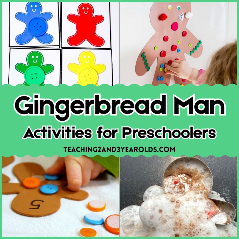gingerbread man activities for preschoolers