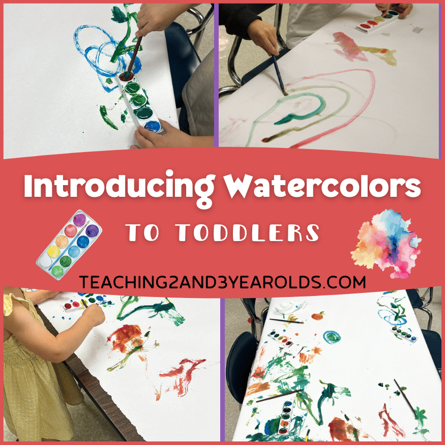 Introducing Watercolor Painting to Toddlers