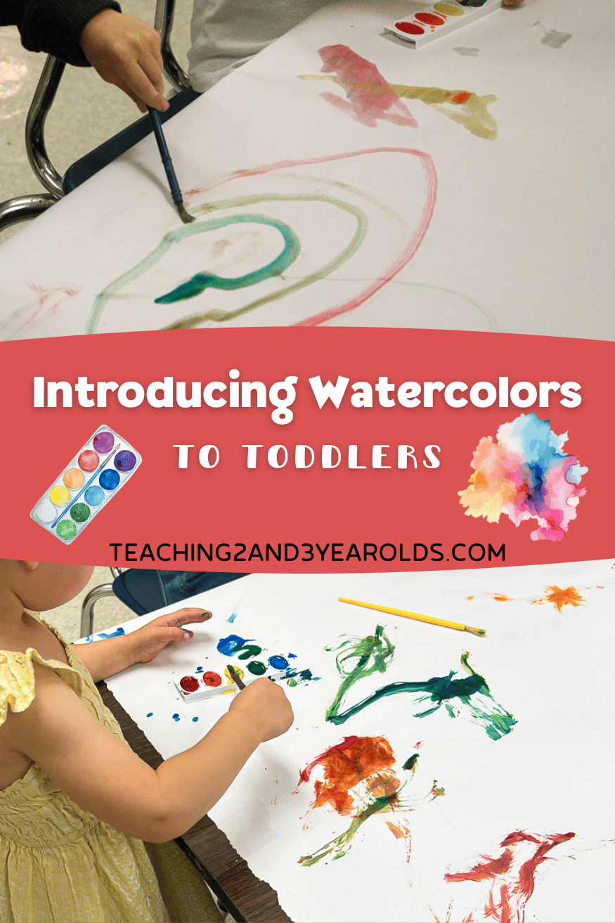 Introducing Watercolor Painting to Toddlers