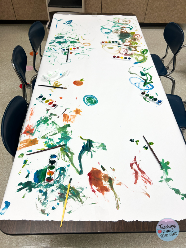 Introducing Watercolors to Toddlers
