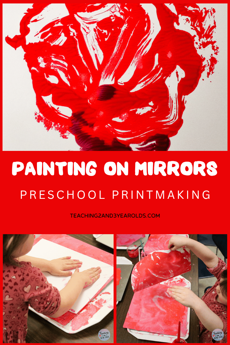 painting on mirrors process art