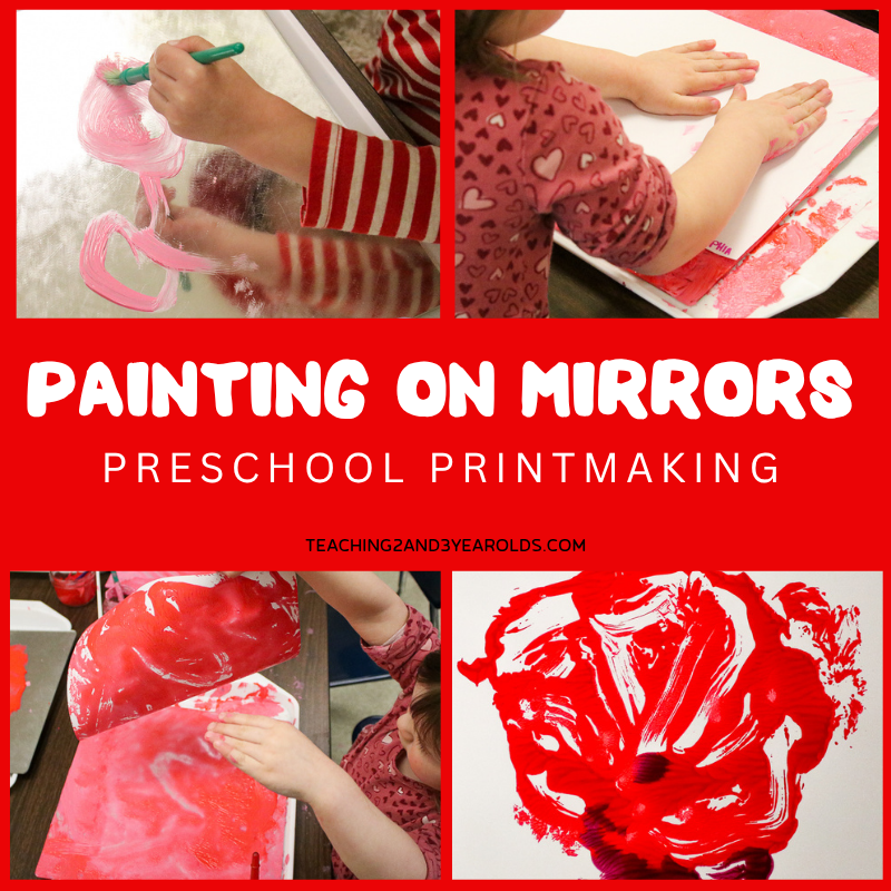 PAINTING ON MIRRORS PROCESS ART