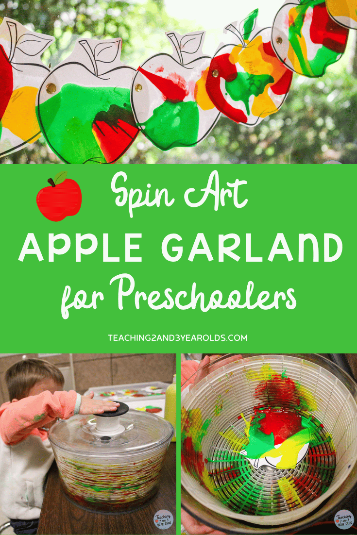 Preschool Painted Apple Garland
