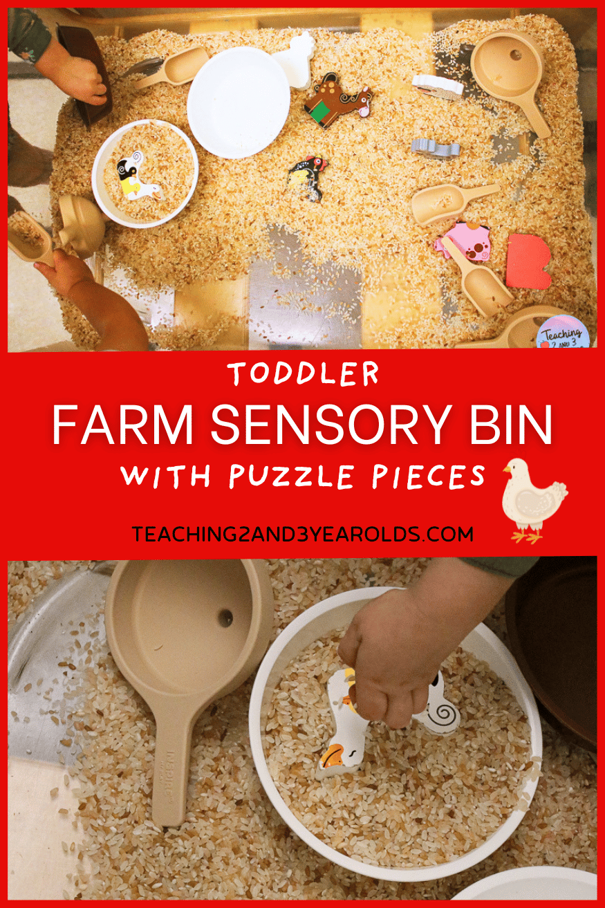 Toddler Farm Sensory Bin