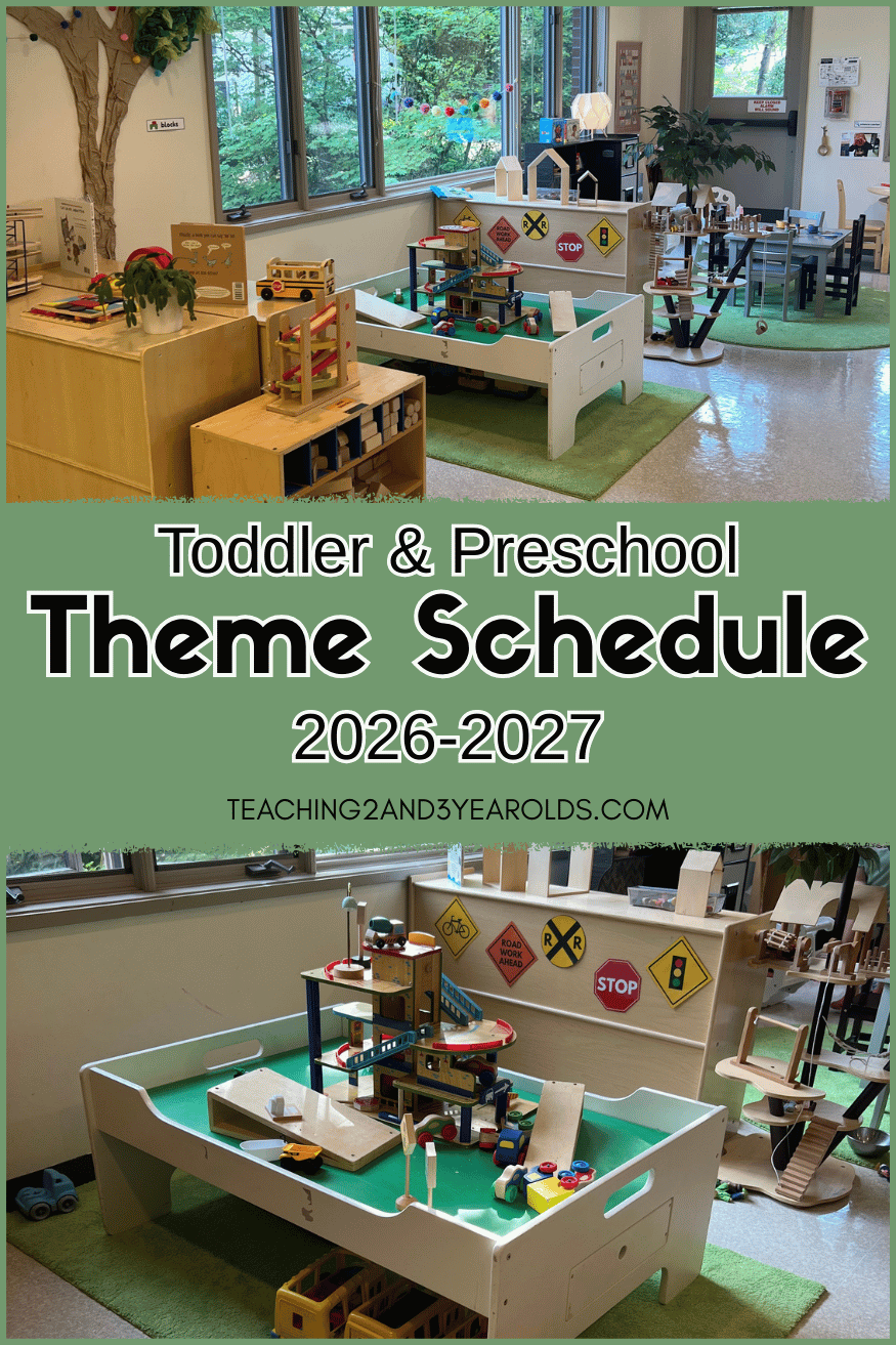 Toddler and Preschool Themes for 2026-2027