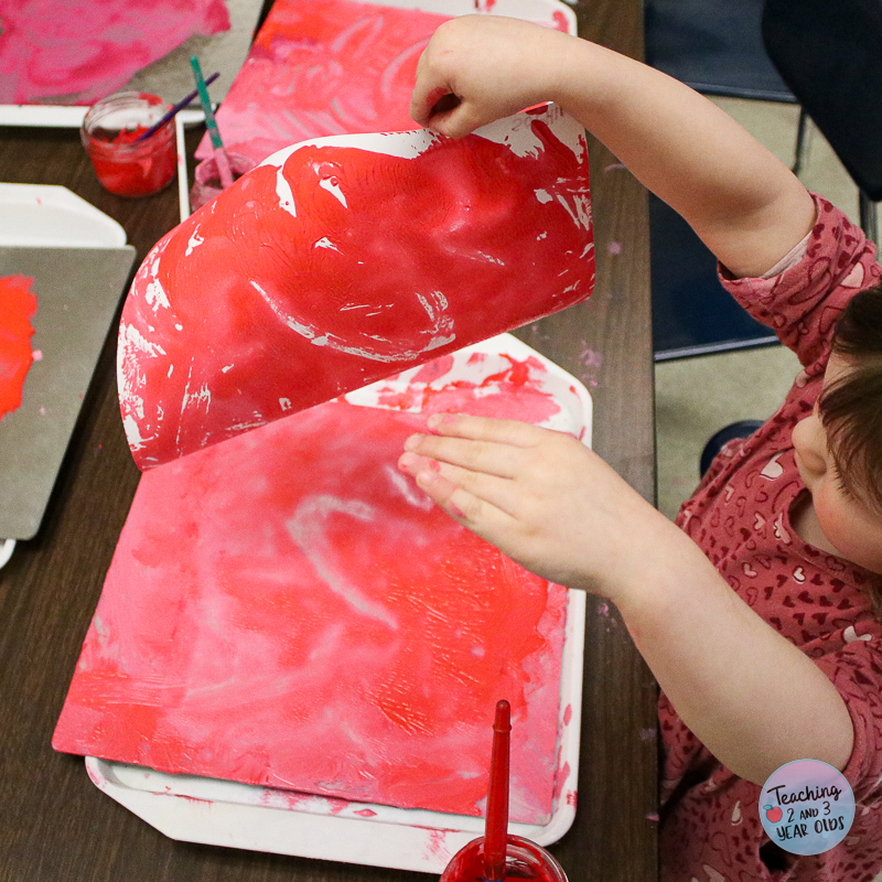 painting on mirrors process art