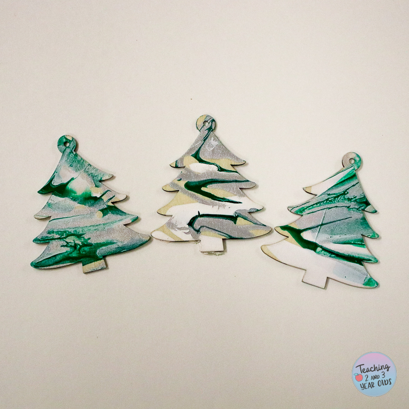 Christmas tree ornament for toddlers and preschoolers