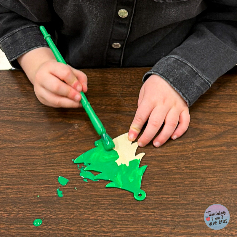 Christmas tree ornament for toddlers and preschoolers