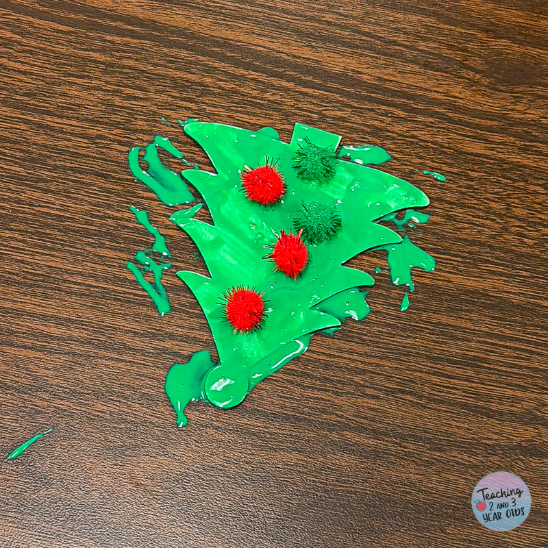 Christmas tree ornament for toddlers and preschoolers