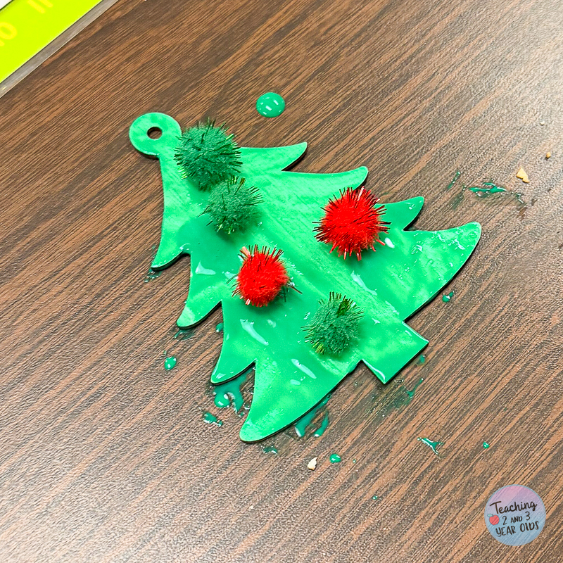 Christmas tree ornament for toddlers and preschoolers