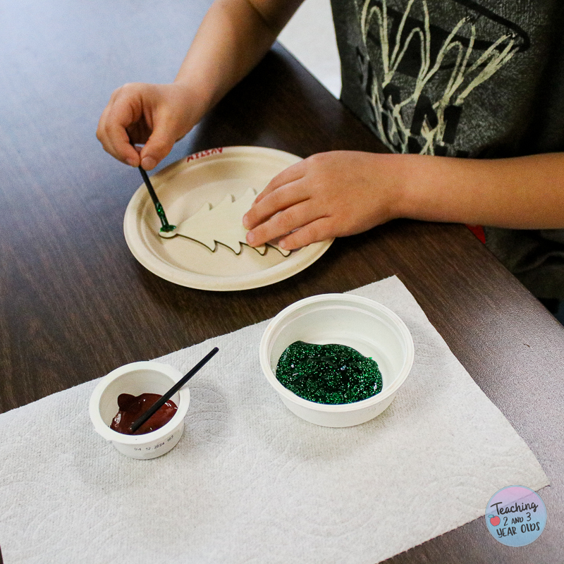 Christmas tree ornament for toddlers and preschoolers