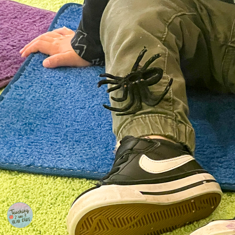 Toddler Spider Circle Time Activity-