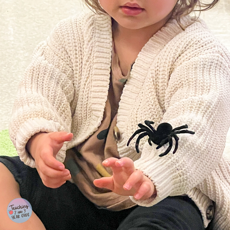 Toddler Spider Circle Time Activity-
