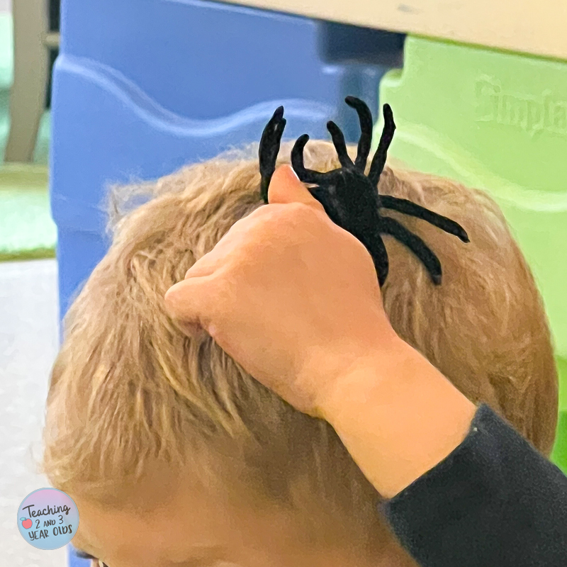 Toddler Spider Circle Time Activity-