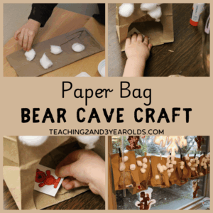 toddler bear cave craft