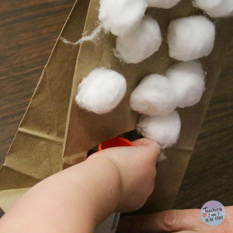 toddler bear cave craft