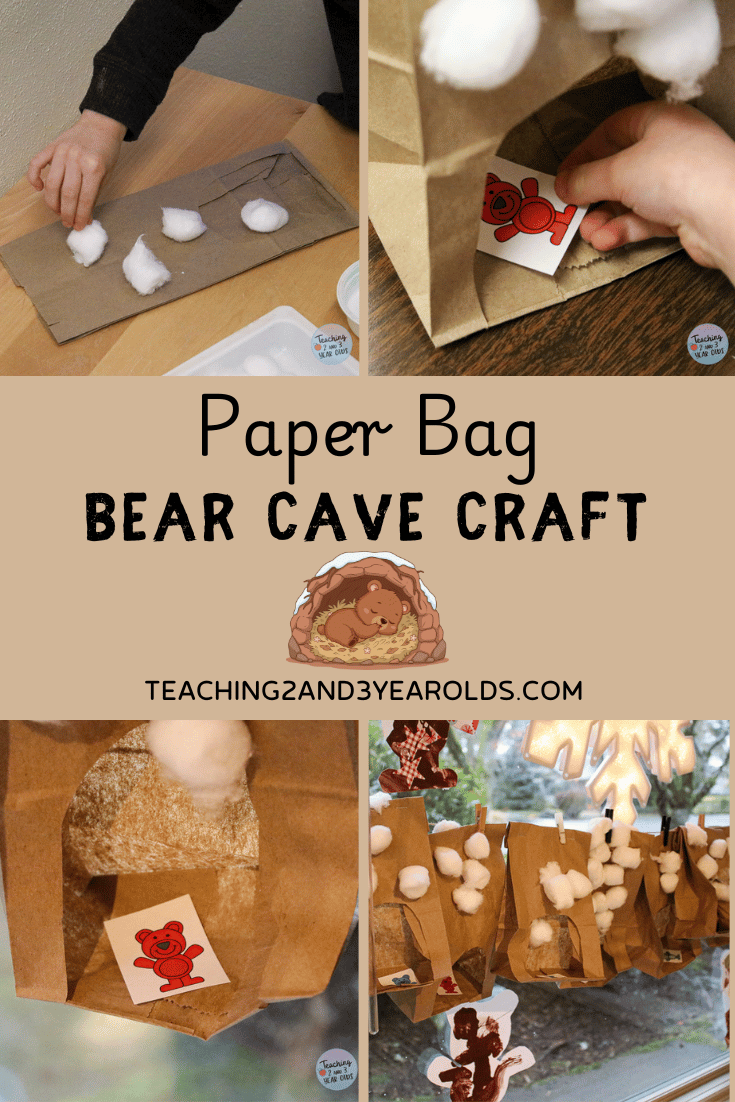 toddler bear cave craft