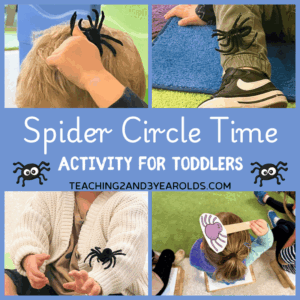 Toddler Spider Circle Time Activity-