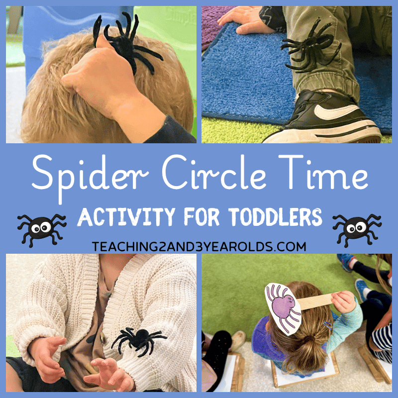 Toddler Spider Circle Time Activity-
