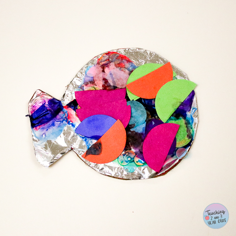 Foil Fish Craft for the Ocean Theme