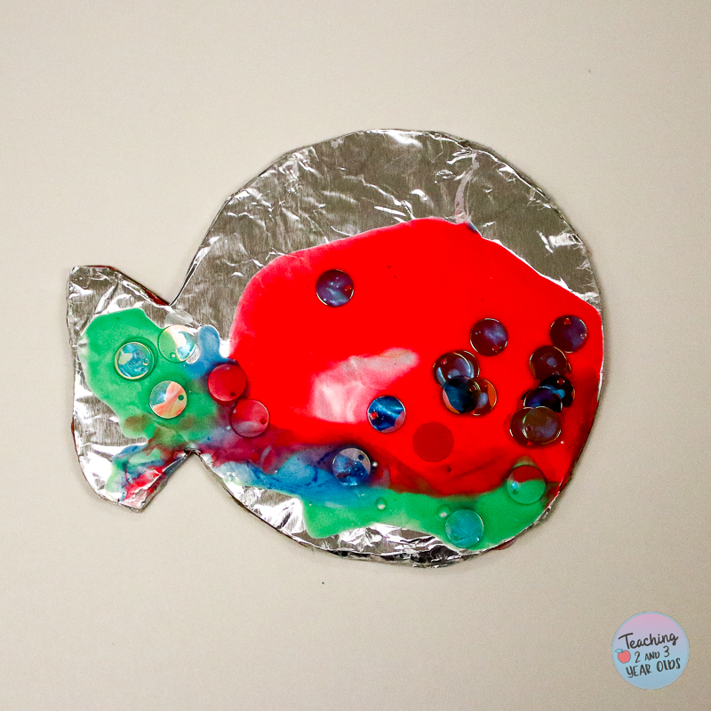 Foil Fish Craft for the Ocean Theme