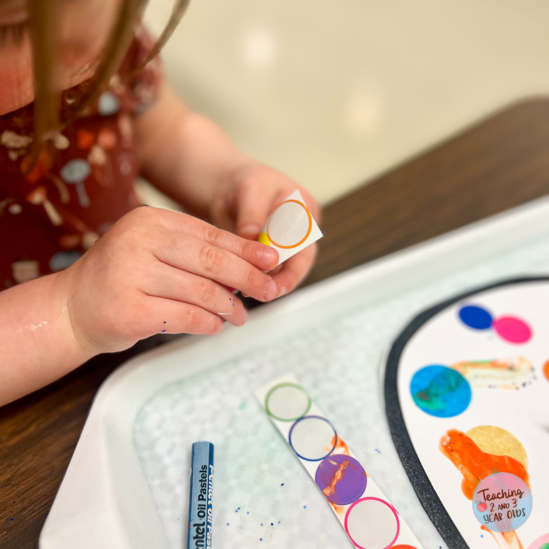Toddler Easter Egg Painting Activity