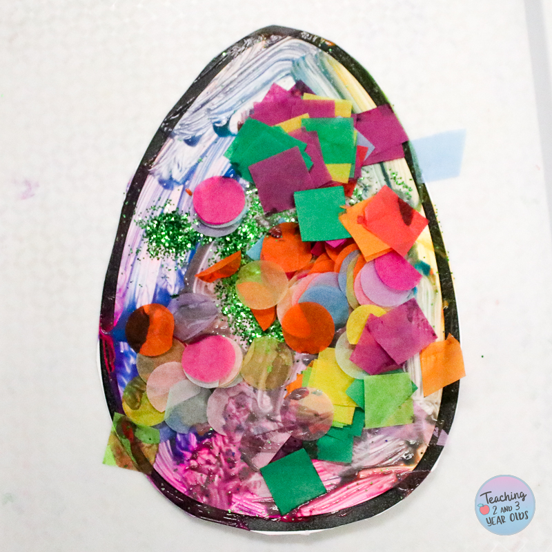 Toddler Easter Egg Painting Activity