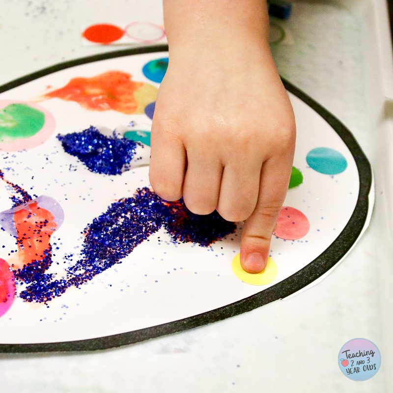 Toddler Easter Egg Painting Activity