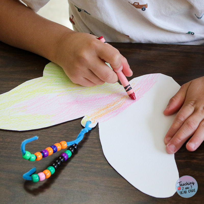 butterfly fine motor art activity for preschoolers