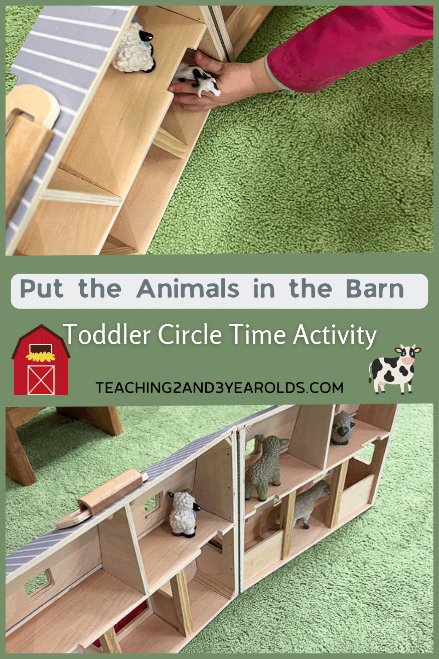 Easy Farm Circle Time Activity for Toddlers