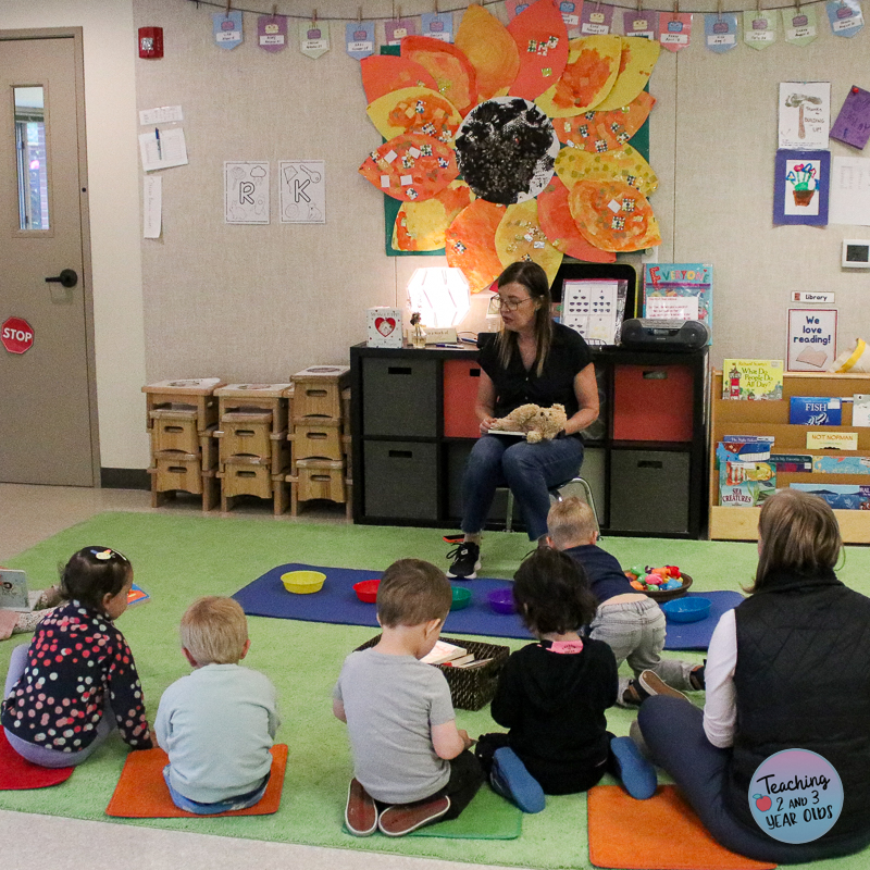 fish circle time color matching activity