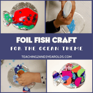 foil fish craft for the ocean theme
