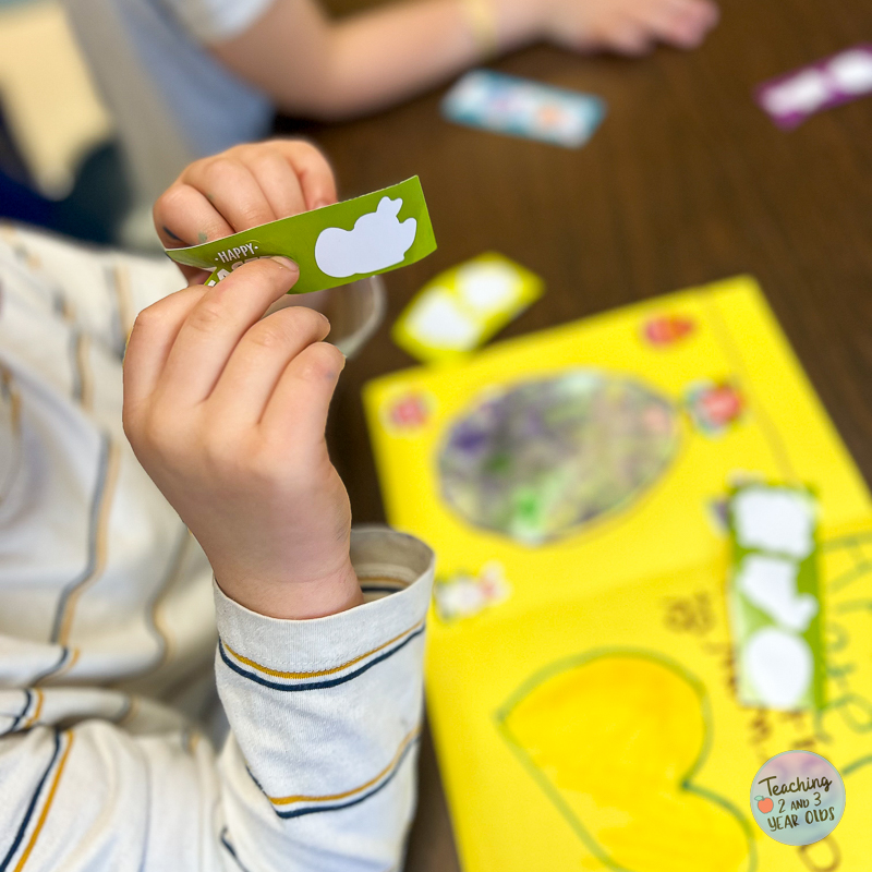 shaving cream egg prints for preschoolers