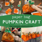 Paper Bag Pumpkin Art