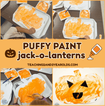 puffy paint jackolanterns